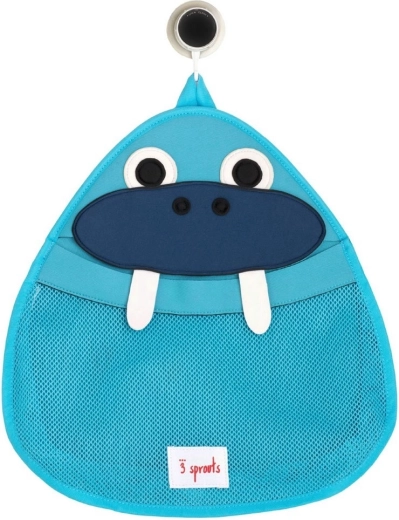 3 Sprouts badeværelsesorganizer Walrus blue