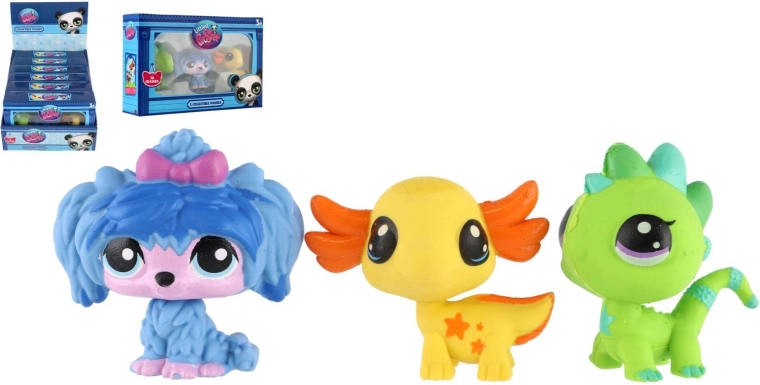 Littlest Pet Shop viskelædere formet som dyr - 3 stk.