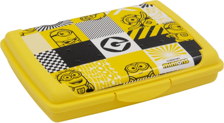 Madkasse Minions gul 17 × 13 × 3,5 cm