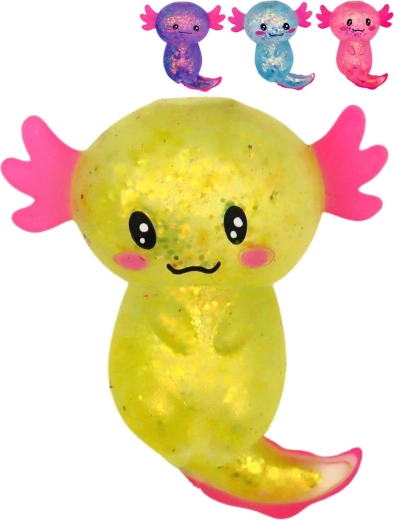 Glitrende klemme-axolotl antistress-legetøj - 1 stk.