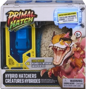 Jurassic World Primal Hatch Hybrid Hatchers udklækkende dinosaurhybrid – 1 stk.