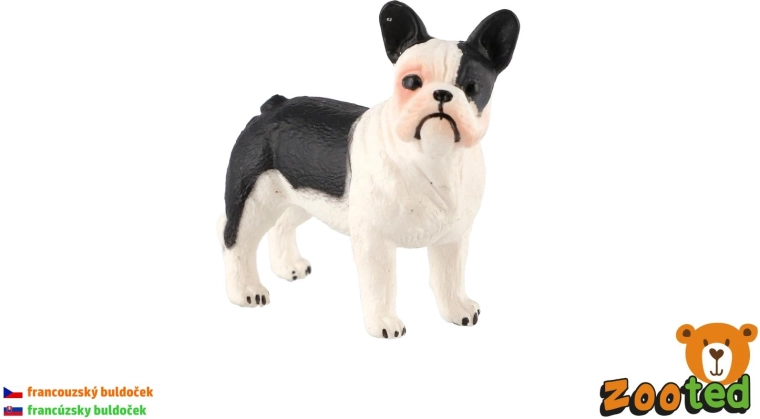 Fransk bulldog – hundefigur 5 cm - 1 stk.
