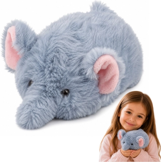 Plys-elefant grå 18 cm - 1 stk.