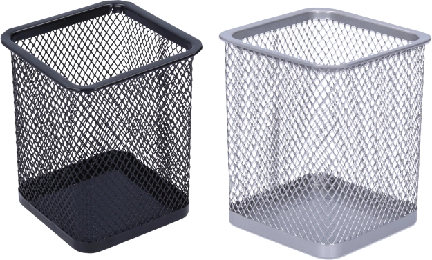 Sort kontor penneholder