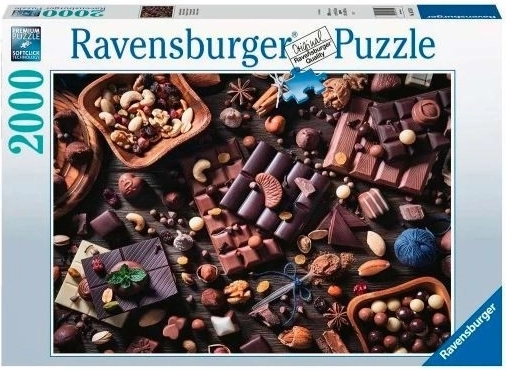 Puslespil 2000 brikker RAVENSBURGER – chokoladeparadis