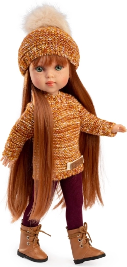Guca Penelope realistisk dukke med krop i fuld vinyl, 34 cm