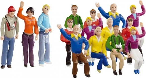 Figurer fans 1:32 – sæt 15 stk til racerbane