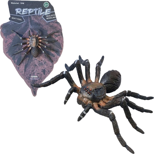 Levende natur: Wolf Spider – realistisk edderkopmodel (12 cm)