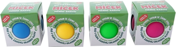 GLUMI antistressbold, der skifter farve