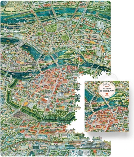 CzuCzu Puzzlove byen Wrocław 1000 brikker