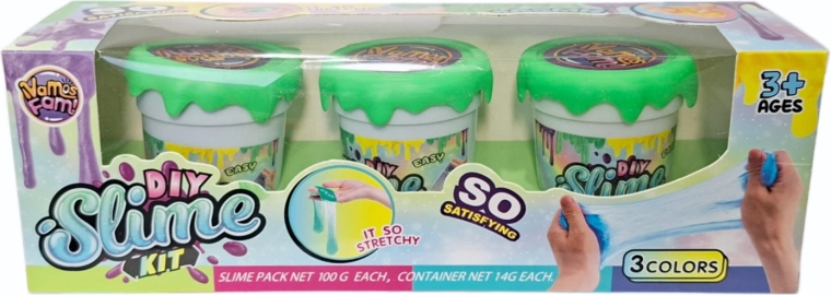 Slime i 3 farver