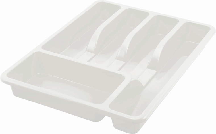 Plastbestikbakke HEIDRUN 34 × 26 cm, mix af farver