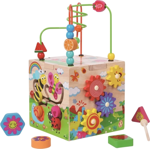 2Kids Toys motorikkube med labyrint – glade dyr