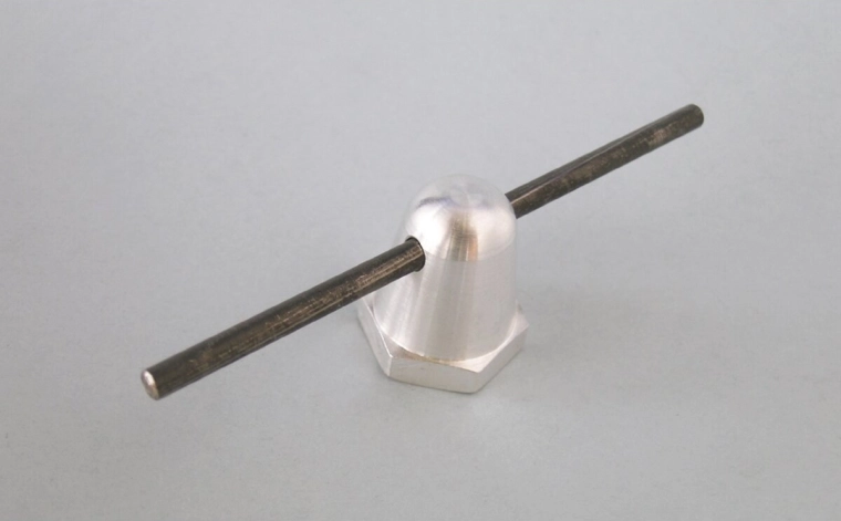 Jamara spinner i aluminium SW 22 mm M6 - 1 stk.