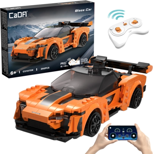 CaDA fjernstyret sportsvogn Blaze Car i orange