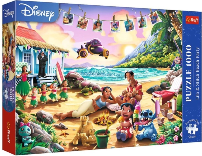 Puslespil LILO & STITCH – strandfest 1000 brikker