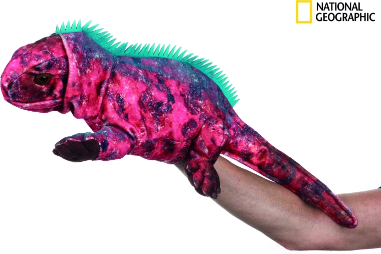 National Geographic hånddukke leguan 23 cm