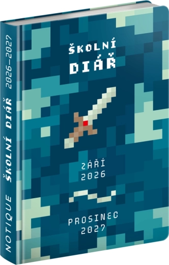 Skolekalender Gamer september 2026 – december 2027, 9,8 × 14,5 cm