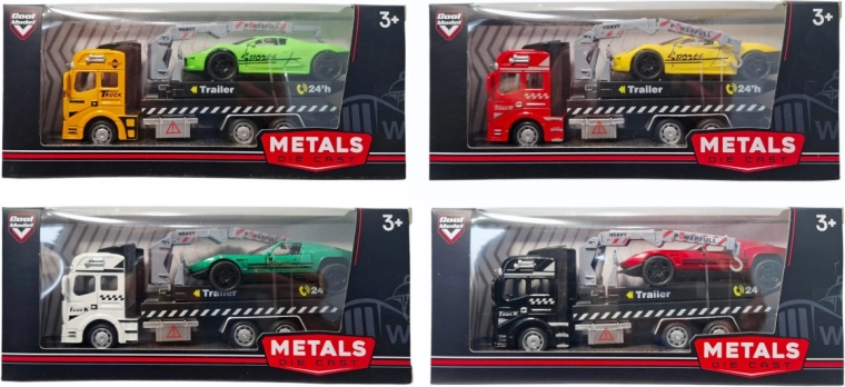 Køresæt – bil med autotransporter