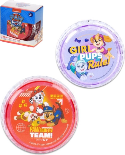 Lysende yo-yo Paw Patrol 6 cm på batterier - 1 stk.
