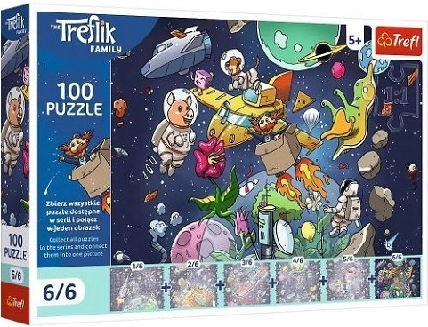 Puzzle Trefl Treflik-familien: Onkel i rummet 100 brikker