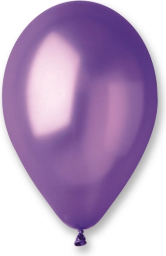 Metalliske lilla balloner 25 cm