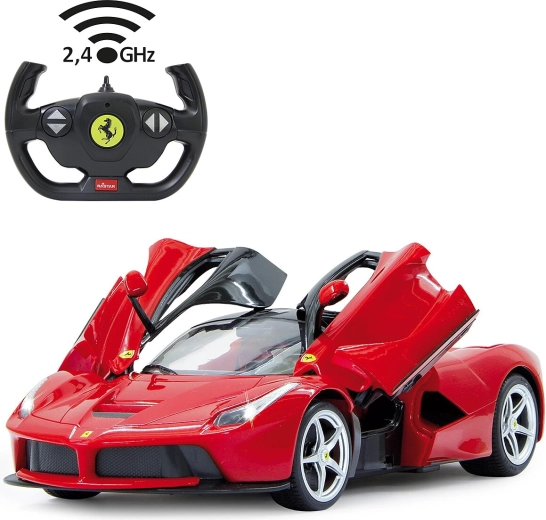 Fjernstyret Ferrari LaFerrari-racerbil, rød, 1:14