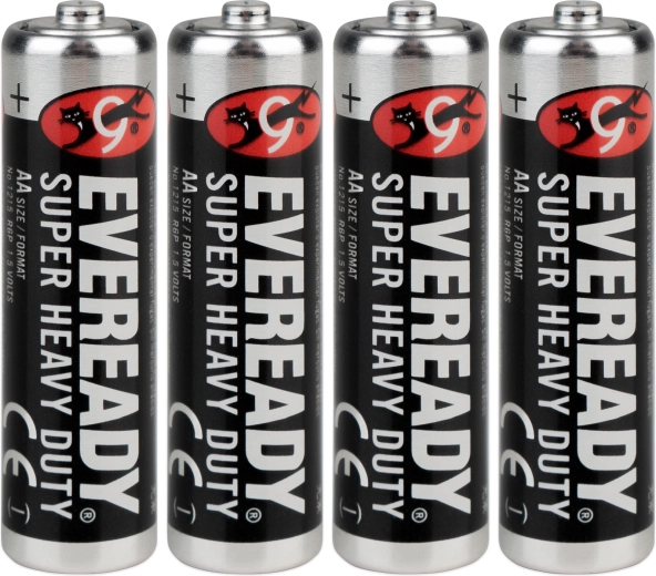 Energizer Eveready super heavy duty AA (R6) 4 stk