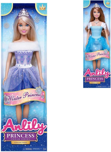 Adar Anlily vinterprinsesse-dukke 29 cm (2 varianter) - 1 stk.
