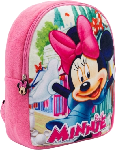 Plysrygsæk til børn Minnie Mouse pink