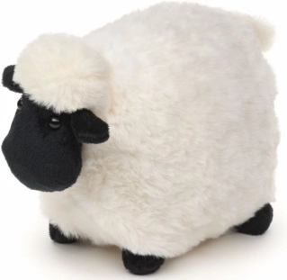 Plys- og bamse-får, sort, eco-friendly