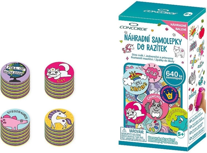 Reservestickers til stempler CONCORDE – assort.