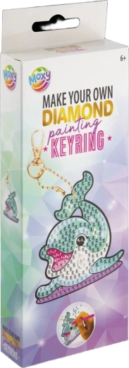 MOXY diamantmaling vedhæng Delfin
