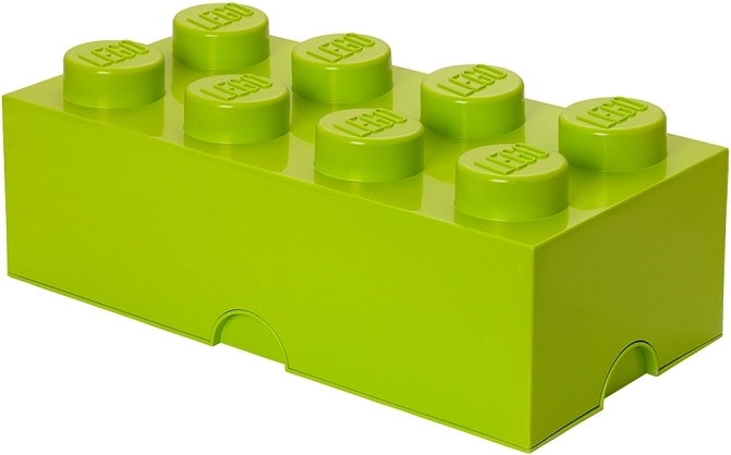LEGO opbevaringsboks 8 lysegrøn