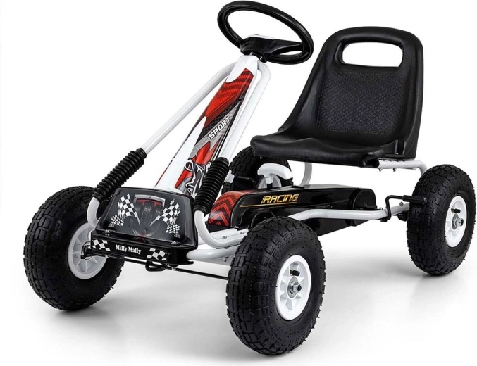 Børnepedalgokart MILLY MALLY Thor hvid