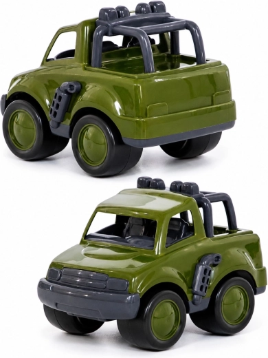 Børne terrængående bil Army jeep - 1 stk.