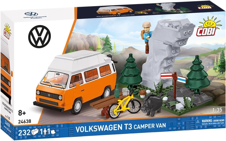 Cobi Volkswagen T3 camper van 1:35 - 1 stk.