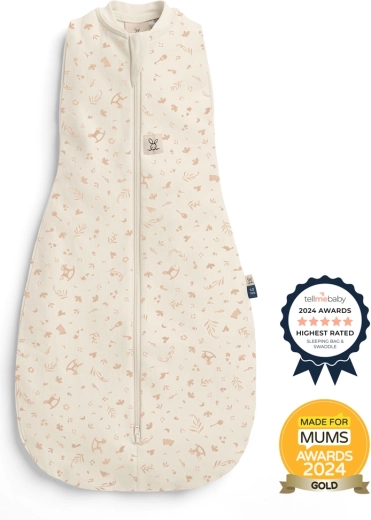 ErgoPouch svøb og sovepose 2-i-1 Cocoon Lullaby, 1,0 TOG, 3–6 måneder
