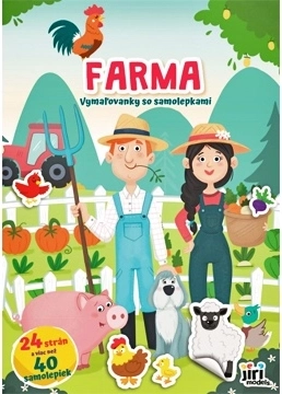 Farm – malebog med klistermærker