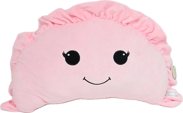 Lyserød plys pierogi 42 cm