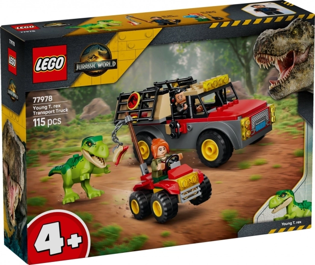 LEGO Jurassic World transportlastbil med baby T. rex