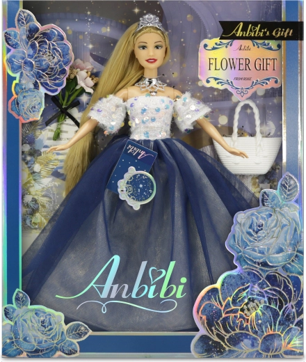 Blomstret dukke Anbibi Pavlínka 28 cm