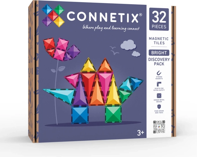 Bright Discovery Pack magnetisk byggesæt med 32 dele