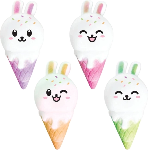 Klemmende antistress-legetøj Kanin-is