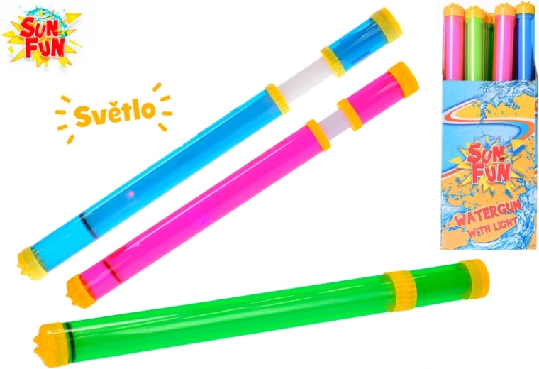 Sun Fun vandpumpe-pistol med lys 48 cm