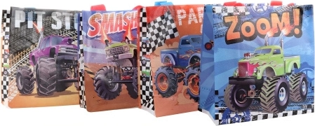 Gavepose MONSTER TRUCK i plast 20 × 20 × 9 cm