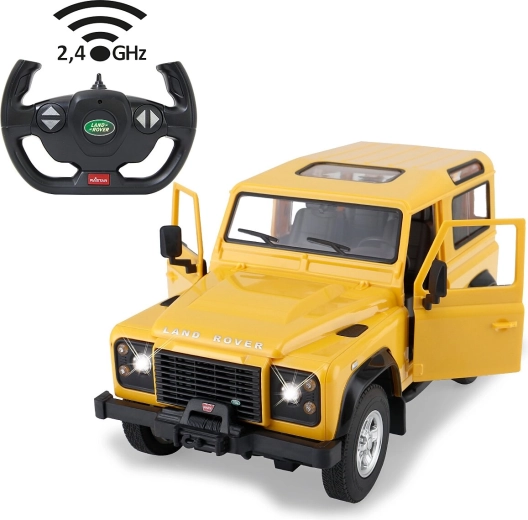 RC-model Land Rover Defender 1:14 gul