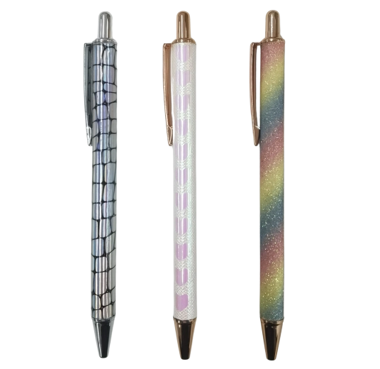 Kuglepen i metal 15 cm - 1 stk.