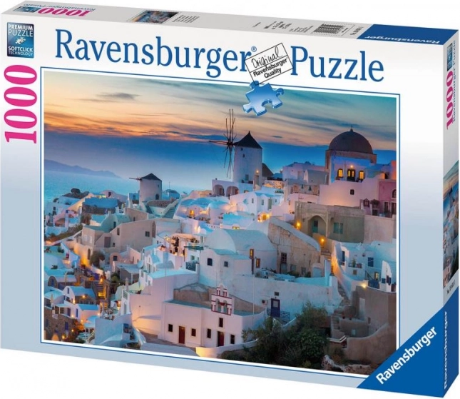 Puslespil Aften i Santorini 1000 stk Ravensburger