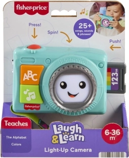 Fisher-Price interaktivt lysende kamera til børn (čeština/slovenština/angličtina/maďarština/polština)